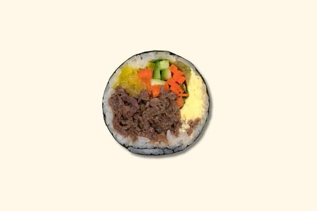 Bulgogi Kimbop Roll 직화 불고기 popular dish